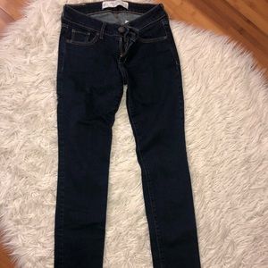 dark wash abercrombie and fitch jeans